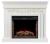 Alex Bauman Afelia  Crystal 24" FX White крем с пультом высокий электрокамин