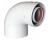 Ariston Gi7S D60/100 90о угол дымохода