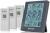Bresser Temeo Hygro Quadro Prestige с тремя датчиками, серая (78586) цифровая метеостанция