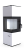DEFRO HOME QUADROOM, белая сталь дровяная печь