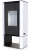 DEFRO HOME SOLUM LOG, белая сталь дровяная печь