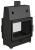 ECT Double 70x51/C 13 кВт, 700/510, туннель, футеровка чугун фронтальная дровяная топка