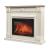 Electrolux EFP/P-2520LS с порталом Firelight Frame 25 шпон белёный дуб электрокамин с широким очагом 2D