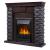 Electrolux EFP/P-1020LS с порталом Firelight Porto Classic камень черный, шпон венге электрокамин с классическим очагом 2D
