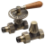 Exemet 1/2", 0320-1057S000 комплект декоративных вентилей