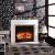 Glenrich Астория Delux 39 (Sharm39 Black) Белый по шпону электрокамин с широким очагом 2D