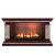Glenrich Лорд Salsa 3D камень-Марсель/цвет-Красное дерево электрокамин с широким очагом 3D