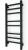 GROIS Alex GR-102 300/800 П8 RAL9005 U электрический полотенцесушитель лесенка