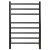 GROIS Laura GR-132 500x 800 RAL 9005 П8 R электрический полотенцесушитель лесенка