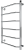 INDIGO Roof б/п (н.р.1) 80/60 м/о 50 бок.подкл. Полиров. водяной полотенцесушитель шириной 610 - 700 мм