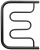 INDIGO Standart б/п (н.р.1) 60/50 Черный муар водяной полотенцесушитель фокстрот