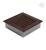 Kratki 17x17 FRESH черная медь пористая 17M/FRESH вентиляционная решетка для камина