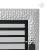 Kratki 22x30 Venus никелированная с жалюзи 22/30VNX вентиляционная решетка для камина