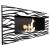 Kratki DELTA 2 ZEBRA(400*900), TUV настенный биокамин