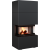 Kratki Home Easy Box черный с топкой NBC готовый дровяной каминокомплект
