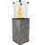Kratki PATIO/G31/37MBAR/Q/N/P/G - NATURALI PIETRA GREY с пультом ДУ газовый уличный обогреватель мощностью 8-10 кВт