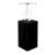 Kratki PATIO MINI/M/G31/37MBAR/CZ - черное стекло, с ручным управлением стеклянный закрытый газовый обогреватель