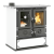 La Nordica ROSETTA SINISTRA STEEL BIANCO PUNTINATO (белый) дровяная печь