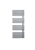 LUXRAD TYP E 1179/500 светло-серый (8 LUTY) электрический полотенцесушитель лесенка