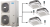 Mdv MDQ4A-48HRAN1/MDQ4A-48HRAN1/MDOUB-96HD1N1 кассетная мульти-сплит система