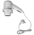 MEYVEL MF1-1300 (White) настенный фен