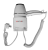 MEYVEL MF7-1800 (White) настенный фен