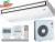 Mitsubishi Electric PCA-RP50 KAQ /  PUHZ-ZRP50VKA напольно-потолочный кондиционер