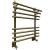 Ника BAMBOO ЛБ3 (Лесенка Модель Б3) бронза 60х60 -7 водяной полотенцесушитель шириной 610 - 700 мм