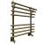 Ника BAMBOO ЛБ3 (Лесенка Модель Б3) бронза 80х50 -8 водяной полотенцесушитель шириной 510 - 600 мм