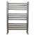 Ника ЛМ-6 80/50 Matt Antique Silver с вентилями водяной полотенцесушитель шириной 510 - 600 мм