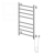 Ника STEP-1 80/40 RAL9016 белый матовый правый тэн электрический полотенцесушитель лесенка