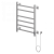 Ника STEP-2 60/50 RAL9016 белый матовый правый тэн электрический полотенцесушитель лесенка