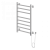 Ника STEP-2 80/50 RAL9016 белый матовый правый тэн электрический полотенцесушитель лесенка
