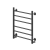 Ника WAY-2 60/50 RAL9005 черный матовый правый тэн электрический полотенцесушитель лесенка