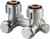 Oventrop Multiflex F 3/4 HГ x 3/4 HP угловой узел