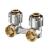 Oventrop Multiflex F H 3/4 3/4 Н ЕК-НГ ЕК ZB угловой двухтрубный узел нижнего подключения