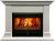 Real-Flame Alicante 25,5/26 WT с очагом 3D Novara электрокамин с широким очагом 3D