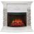 Real-Flame Athena GR STD/EUG/25/24 WT с очагом Evrika 25,5 LED со звуком и подсветкой красивый электрокамин