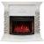Real-Flame Athena GR STD/EUG/25/24 WT с очагом Firefield 25 S IR пристенный электрокамин с дисплеем и пультом