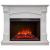 Real-Flame Carolina 25,5 WT с очагом Sparta 25,5 LED камин в квартиру электрический