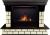 Real-Flame CASTLE 26 AO с очагом CASSETTE 630 3D + ВСТАВКА электрокамин с широким очагом 3D