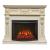 Real-Flame Corsica Lux 25,5/26 WT с очагом Evrika 25,5 LED электрокамин с широким очагом 2D