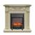 Real-Flame Dacota STD/EUG WT с очагами Fobos s Lux BL/BR, Majestic s Lux BL/BR электрокамин с классическим очагом 2D