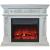 Real-Flame Estella 25,5/26 WT с очагом Moonblaze Lux Bl/Br электрокамин с широким очагом 2D
