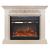 Real-Flame Leticia 26 WT Moonblaze Lux Bl/Br электрокамин с широким очагом 2D