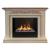 Real-Flame Leticia 26 WT с очагом 3D Cassette 630 (Black вставка) электрокамин с широким очагом 3D