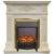 Real-Flame Lilian STD/EUG WT с очагами Fobos s Lux BL/BR, Majestic s Lux BL/BR светлый уютный электрокамин