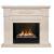 Real-Flame Malta 25,5/26 WT с очагом Black вставка + 3D Cassette 630 стильный электрокамин 3D с паром и звуком