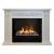 Real-Flame Milton 25,5/26 WT с очагом 3D Cassette 630 (Black вставка) электрокамин с широким очагом 3D