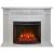 Real-Flame Milton 25,5/26 WT с очагом Evrika 25,5 LED с прочным стеклом электрический камин в офис